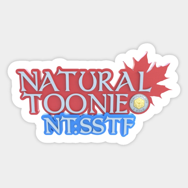 Natural Toonie: NT: SSTF Logo Sticker by Natural Toonie